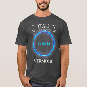 Camiseta Eclipse solar total 2024 Vermont 040824 Astronomía