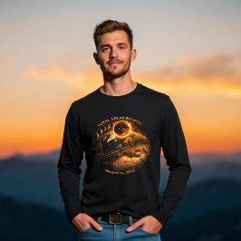 Camiseta Eclipse Solar Total 2026 - Camino de Totalidad