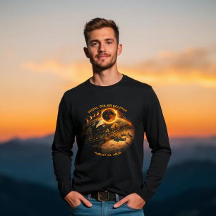 Camiseta Eclipse Solar Total 2026 - Camino de Totalidad