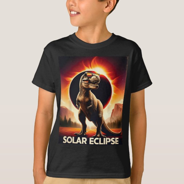 Camiseta Eclipse solar total 8 de abril (Anverso)