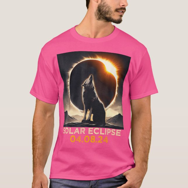 Camiseta Eclipse solar total 8 de abril de 2024 América Wil (Anverso)