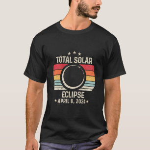 Camiseta Eclipse solar total 8 de abril de 2024 Astronomía 