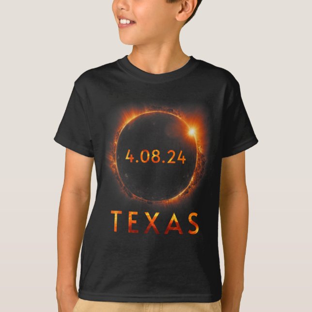 Camiseta Eclipse solar total 8 de abril de 2024 Eclip solar (Anverso)