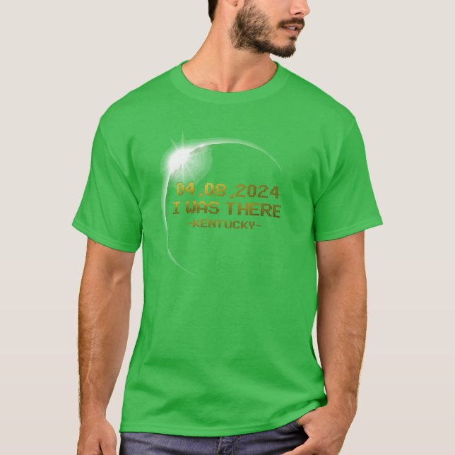 Camiseta Eclipse Solar Total 8 de abril de 2024 Estado de K (Anverso)