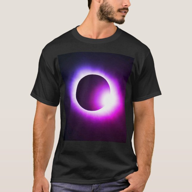 Camiseta Eclipse solar total 8 de abril de 2024 luna de sol (Anverso)