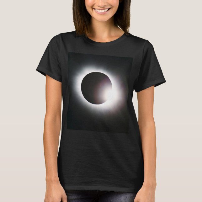 Camiseta Eclipse solar total 8 de abril de 2024 luna de sol (Anverso)