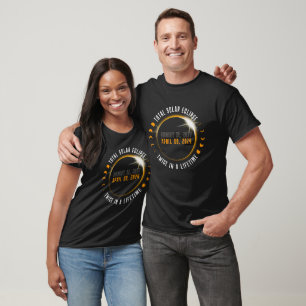 Camiseta Eclipse solar total 8 de abril de 2024 Mujeres mas