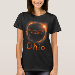 Camiseta Eclipse solar total 8 de abril de 2024 Ohio Solar