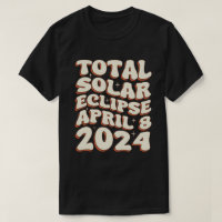 Eclipse solar total 8 de abril de 2024 Retro Groov