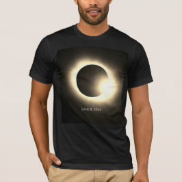 Camiseta Eclipse solar total 8 de abril de 2024 sol de la l