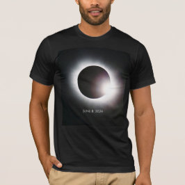 Camiseta Eclipse solar total 8 de abril de 2024 sol de la l