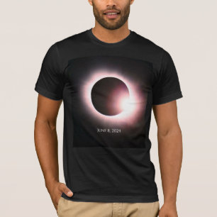 Camiseta Eclipse solar total 8 de abril de 2024 sol de la l