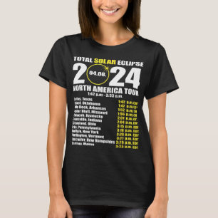 Camiseta Eclipse Solar Total Abril 8 Ruta Del Eclipse 3