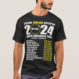 Camiseta Eclipse Solar Total Abril 8 Ruta Del Eclipse 3