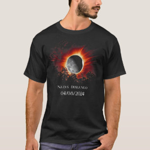 Camiseta Eclipse solar total América Nazas, Durango