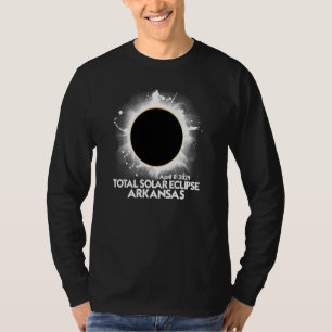 Camiseta Eclipse Solar Total Arkansas 2024 Totalidad Americ
