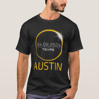 Camiseta Eclipse Solar Total AUSTIN 8 de abril de 2024 Texa