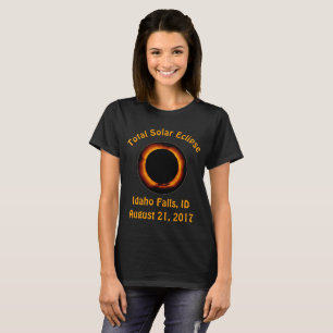Camiseta Eclipse solar total (caídas de Idaho,