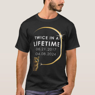 Camiseta Eclipse Solar Total Cat 2024 Dos Veces Por Vida