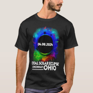 Camiseta Eclipse solar total Cincinnati OHIO Abril 8 2024 T