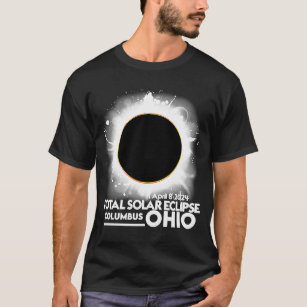 Camiseta Eclipse Solar Total Columbus OHIO Abril 8 2024 Tot