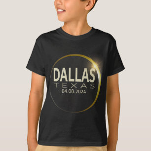 Camiseta Eclipse Solar Total Dallas Texas 8 de abril de 202