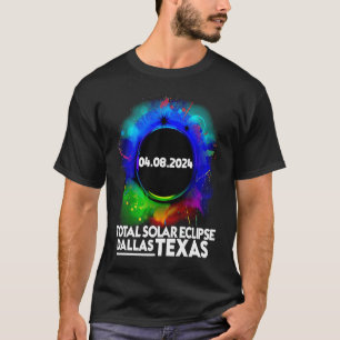 Camiseta Eclipse Solar Total Dallas TEXAS 8 de Abril de 202