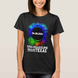 Camiseta Eclipse solar total Dallas TEXAS Abril 8 2024 Tota