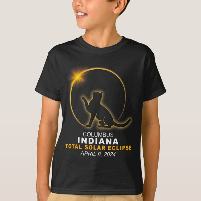 Camiseta Eclipse solar total de 2024 (Anverso)
