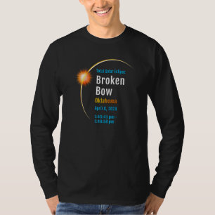 Camiseta Eclipse solar total de Bow Oklahoma Ok 2024 1
