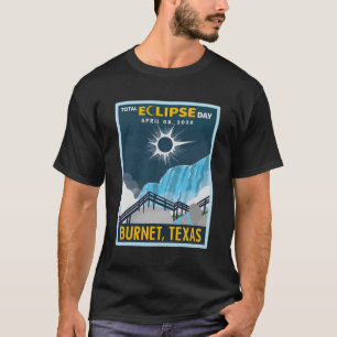 Camiseta Eclipse solar total de Burnet Texas 2024