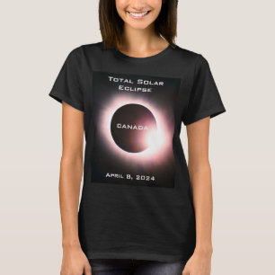 Camiseta Eclipse solar total de CANADÁ 8 de abril de 2024
