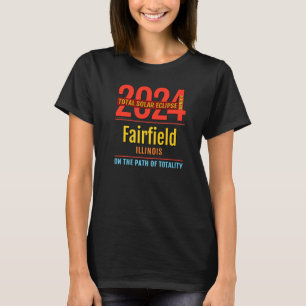 Camiseta Eclipse solar total de Fairfield Illinois IL 2024