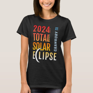 Camiseta Eclipse solar total de Granbury Texas TX 2024 5
