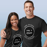Camiseta Eclipse solar total de Idabel Oklahoma 2024<br><div class="desc">Celebrar el eclipse solar total el 8 de abril de 2024 en Idabel,  Oklahoma. Cambie el texto a personalizar.</div>