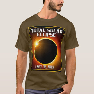 Camiseta Eclipse solar total de Indonesia (2016)