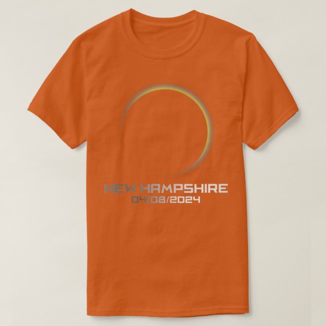 Camiseta Eclipse solar total de las mujeres de América New  (Diseño del anverso)