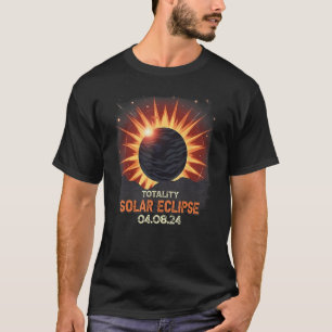 Camiseta Eclipse solar total de montaña estética 2024 Total