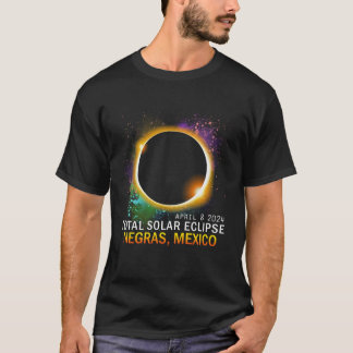 Camiseta Eclipse solar total de Negras México 2024
