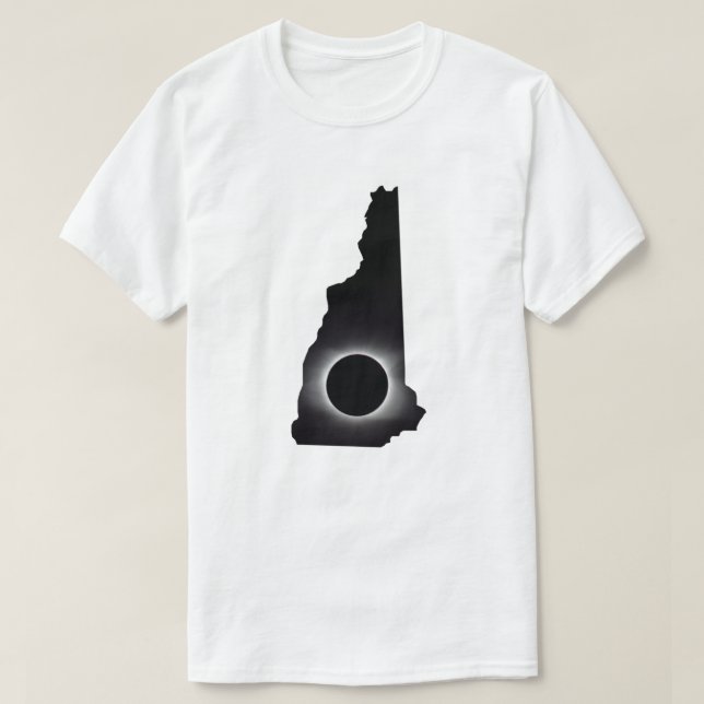 Camiseta Eclipse solar total de New Hampshire T-Shirt 2024 (Diseño del anverso)