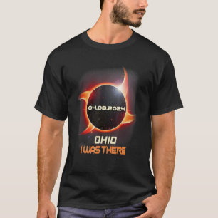 Camiseta Eclipse solar total de Ninja Shuriken 2024 Ohio