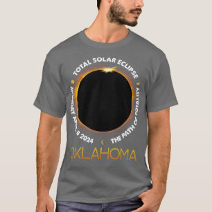 Camiseta Eclipse solar total de OKLAHOMA 2024 Totalit estad