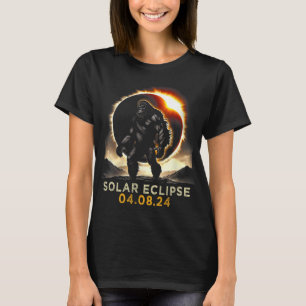 Camiseta Eclipse solar total de pie grande 4.08.2024
