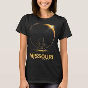 Camiseta Eclipse solar total de pie grande 4.08.2024 Misuri