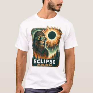 Camiseta Eclipse solar total de pies gigantes 2024 Eclipse