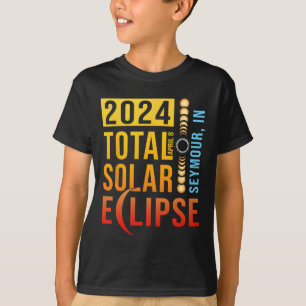 Camiseta Eclipse solar total de Seymour Indiana 2024