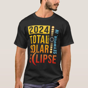 Camiseta Eclipse solar total de Seymour Indiana 2024