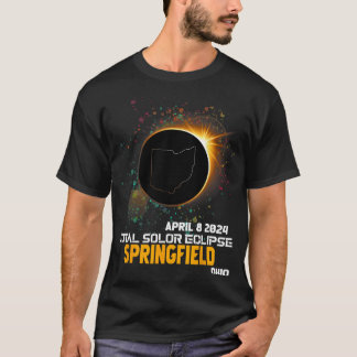 Camiseta Eclipse solar total de Springfield Ohio 2024 1