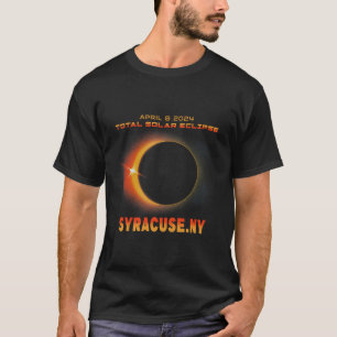 Camiseta Eclipse solar total de Syracuse en Nueva York 2024