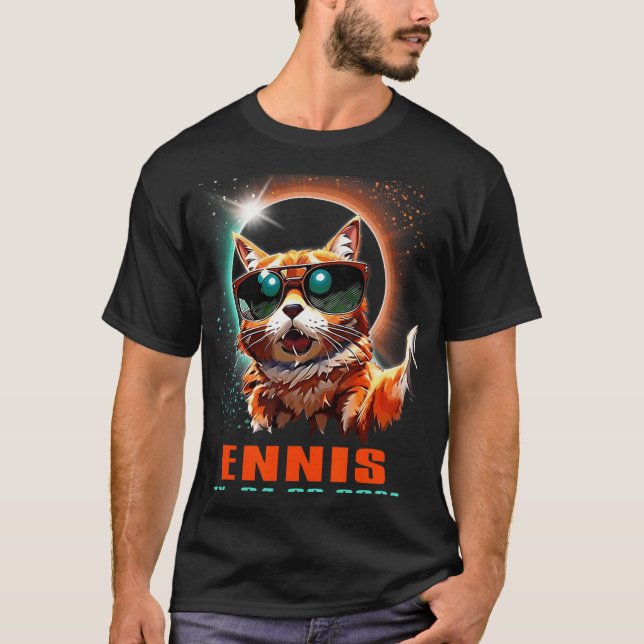 Camiseta Eclipse solar total de Texas 2024 (Anverso)